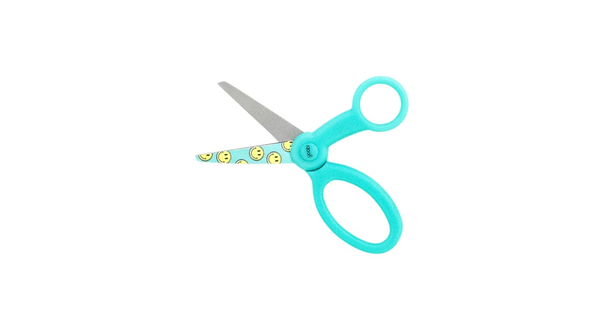Yoobi Teal Smiley Scissors Target School Supplies 2018 POPSUGAR