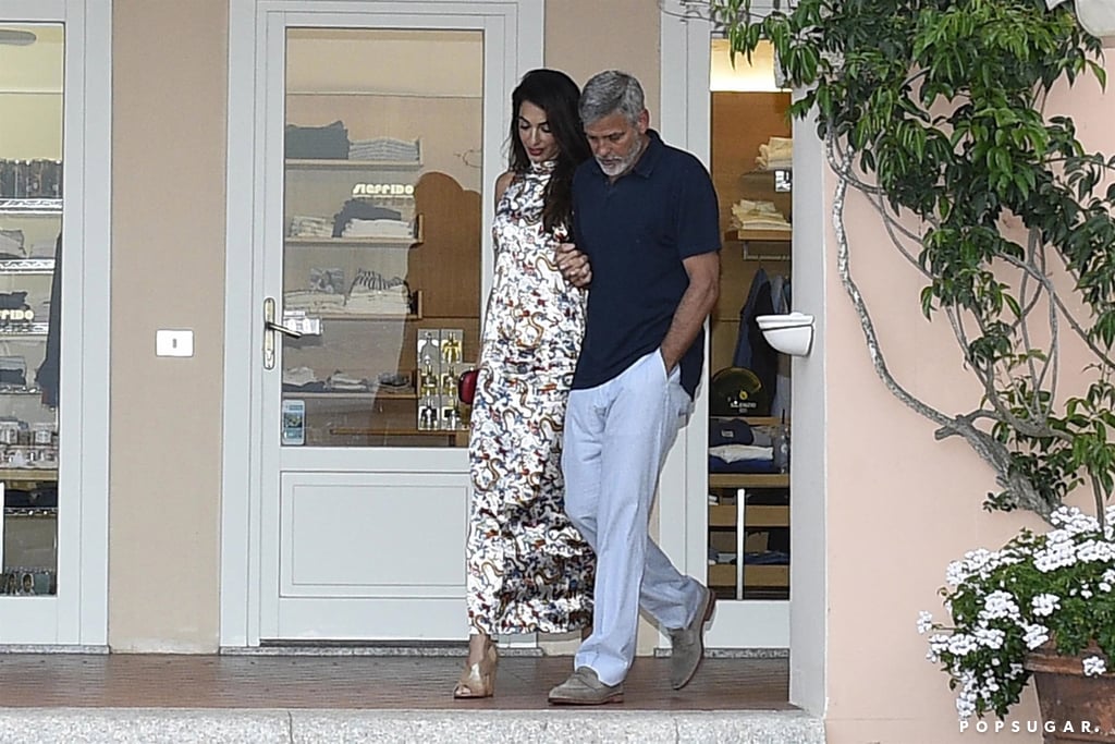 George and Amal Clooney Holding Hands in Italy June 2018