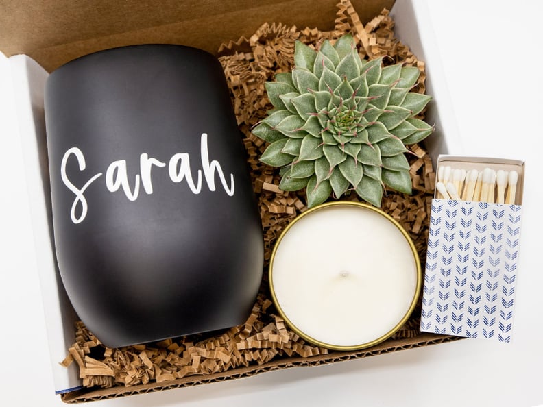 For a Sweet Present: Tumbler and Candle Friendship Gift Box