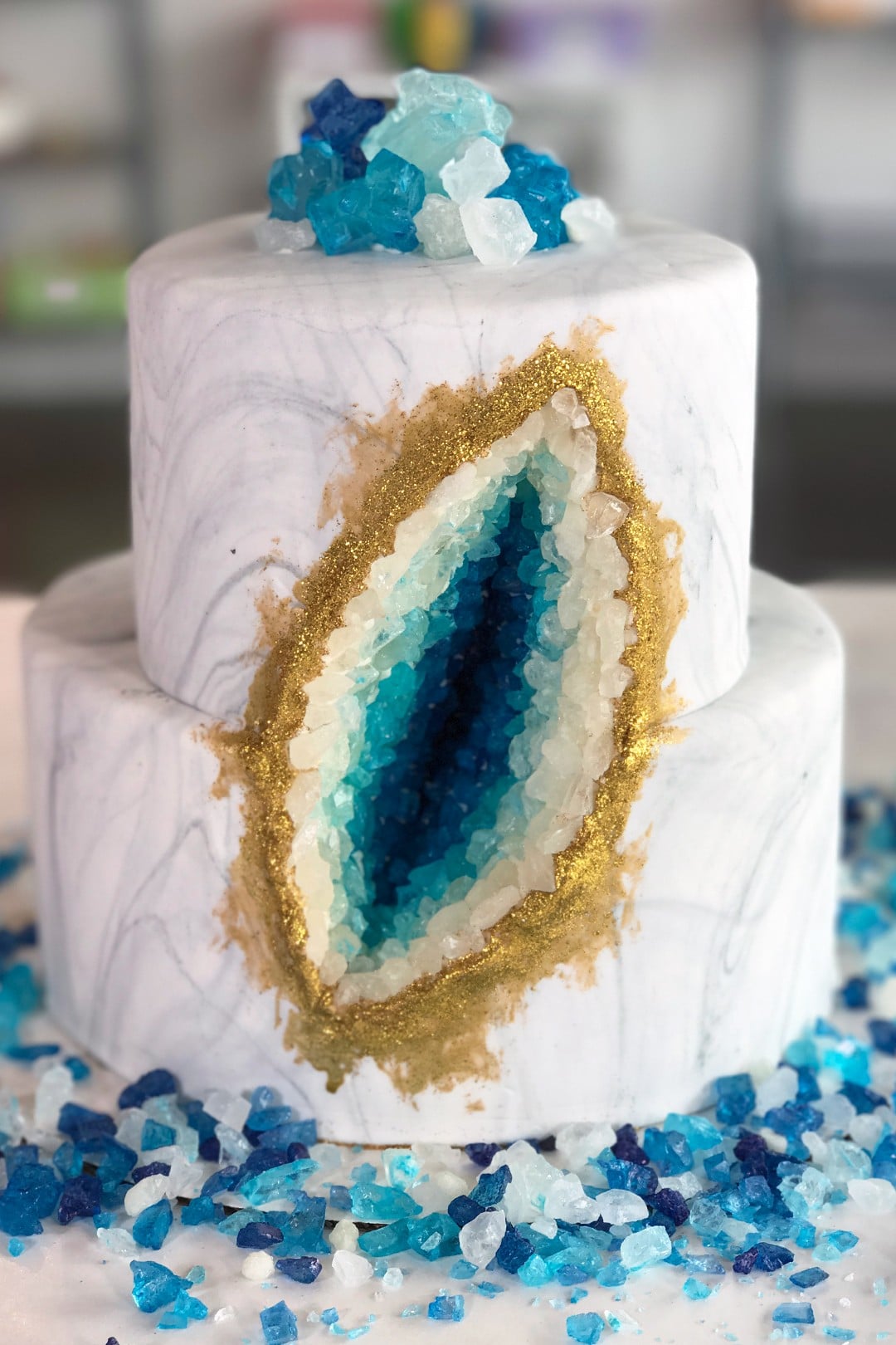 57 Beautiful Cake Inspiration  Geode Cake