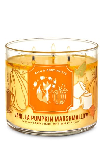 Vanilla Pumpkin Marshmallow 3-Wick Candle