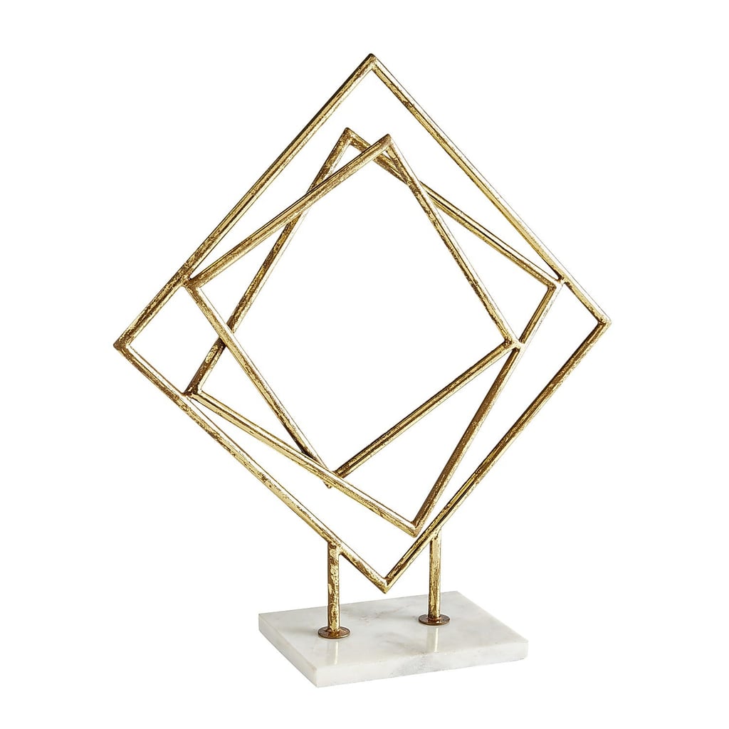 Gold Squares Sculpture