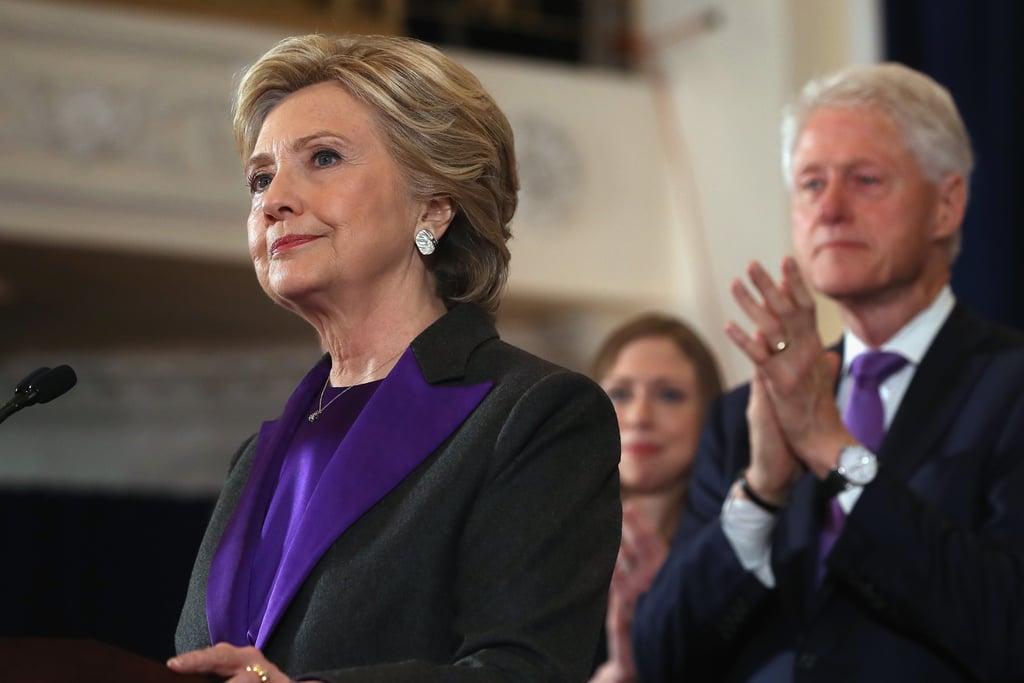 Hillary Clinton's Purple Blazer at Concession Speech 2016