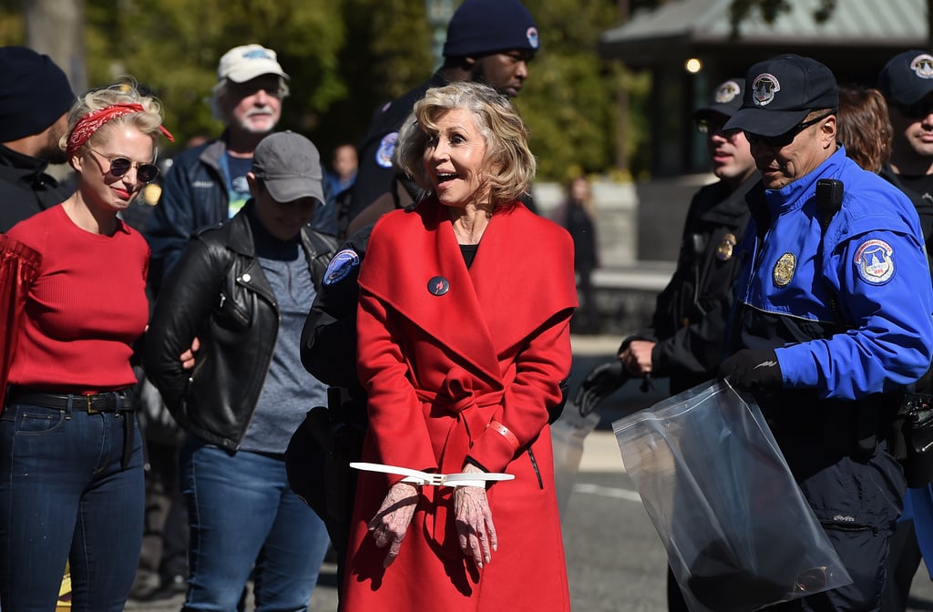 Jane Fonda Arrested at Climate Change Protest