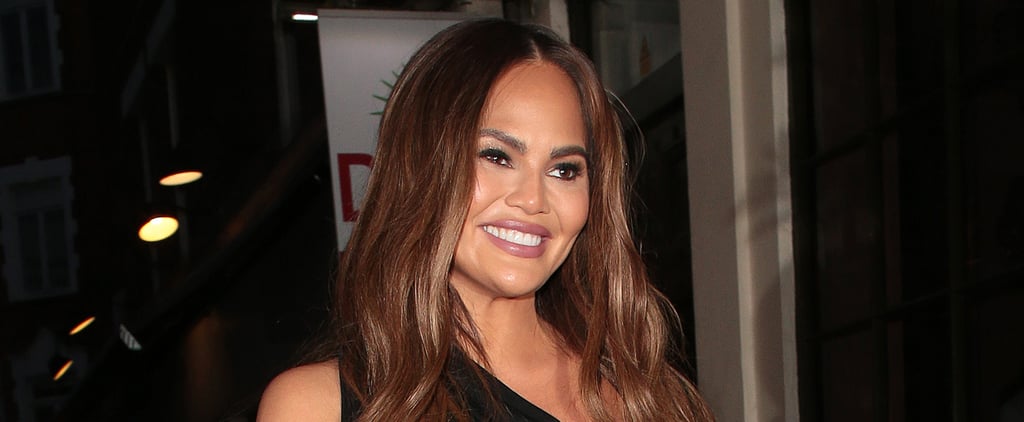 Chrissy Teigen Announces Her New Pregnancy in Sheer Gucci Briefs