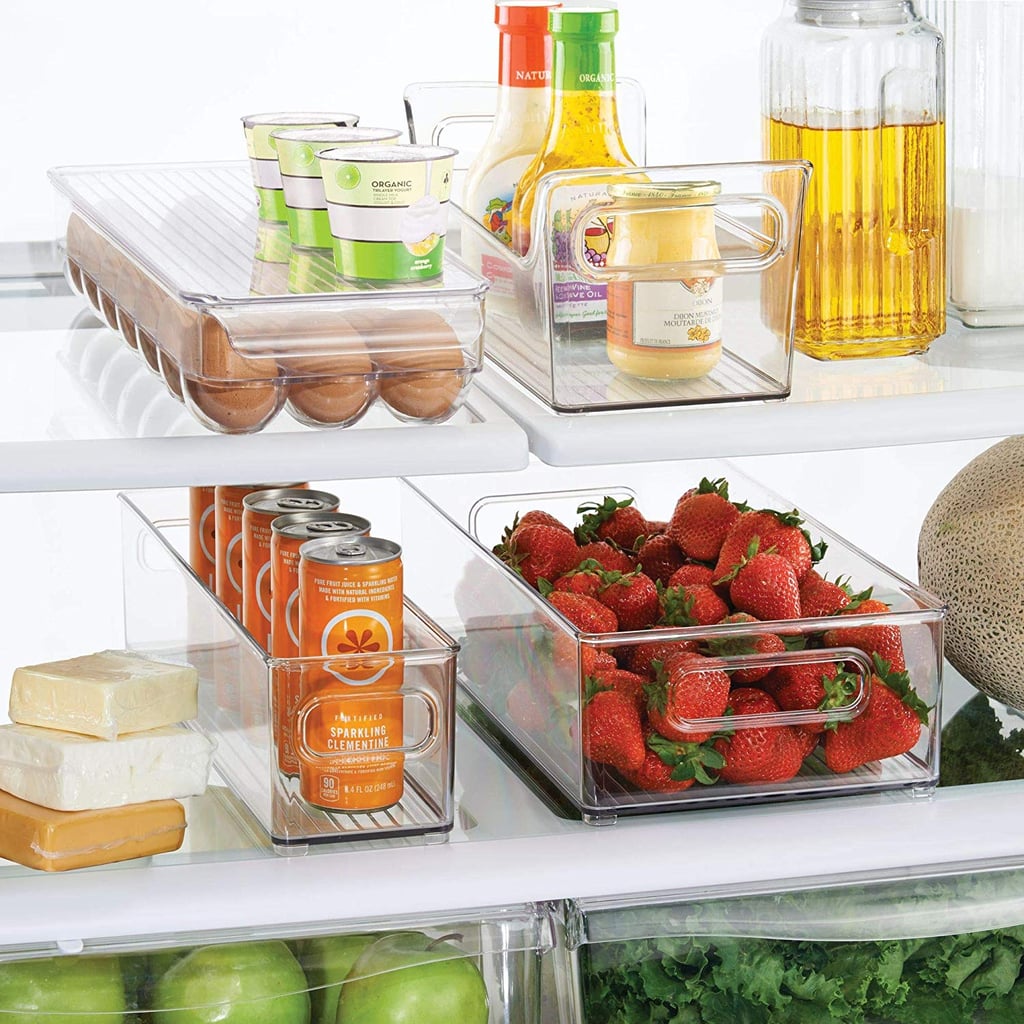 mDesign Refrigerator and Freezer Storage Organizer Bins