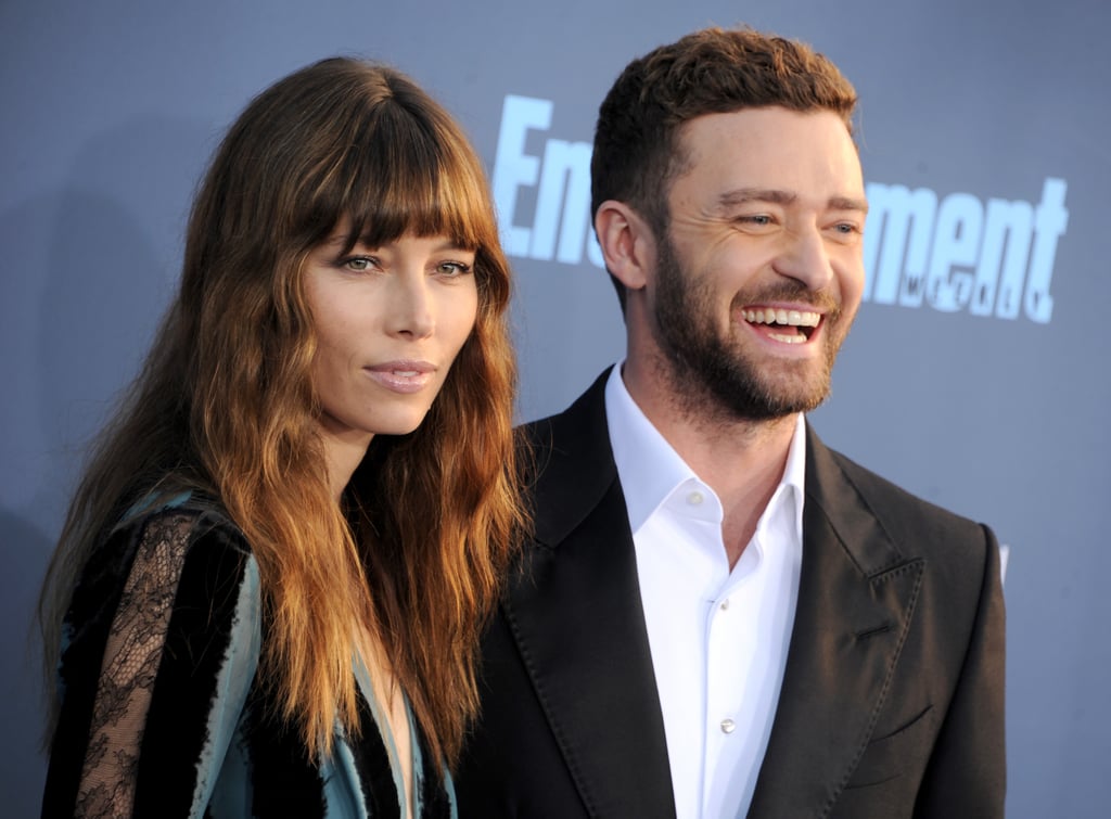 Justin Timberlake and Jessica Biel at 2017 Critics' Choice