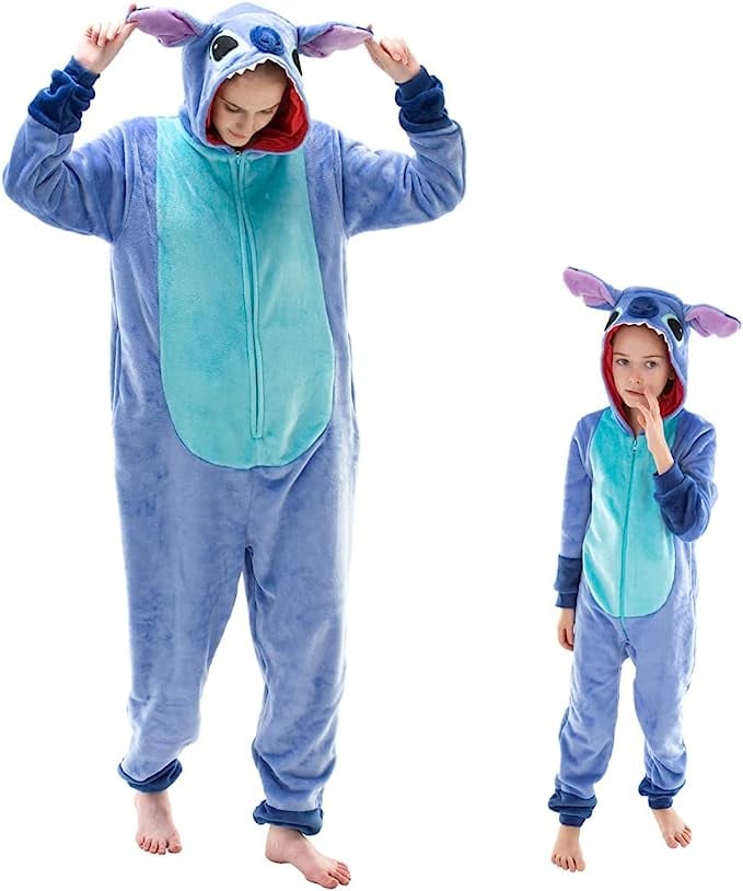 Mom and Son Halloween Costume: Stitch