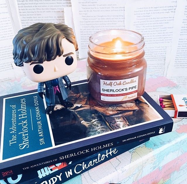 Sherlock's Pipe candle