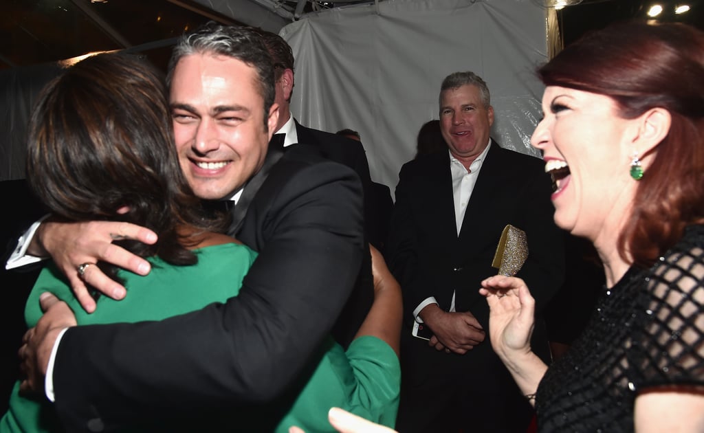 Pictured: Kate Flannery, Retta, and Taylor Kinney