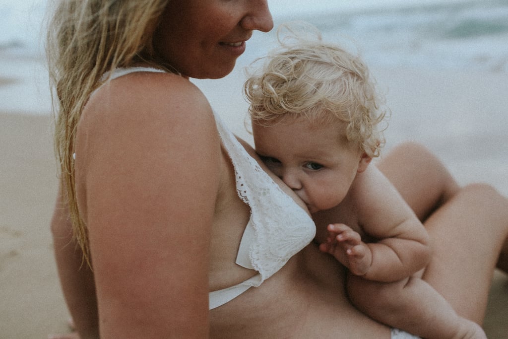 Full Moon Breastfeeding Photo Shoot