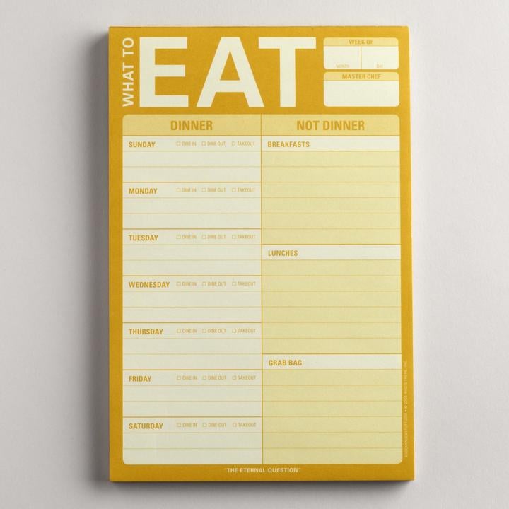 Cost Plus World Market What to Eat Pad ($7)