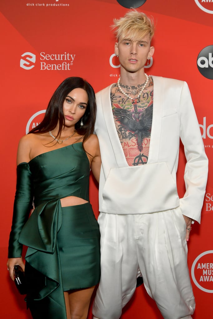 Megan Fox and Machine Gun Kelly's Matching Nail Art at AMAs