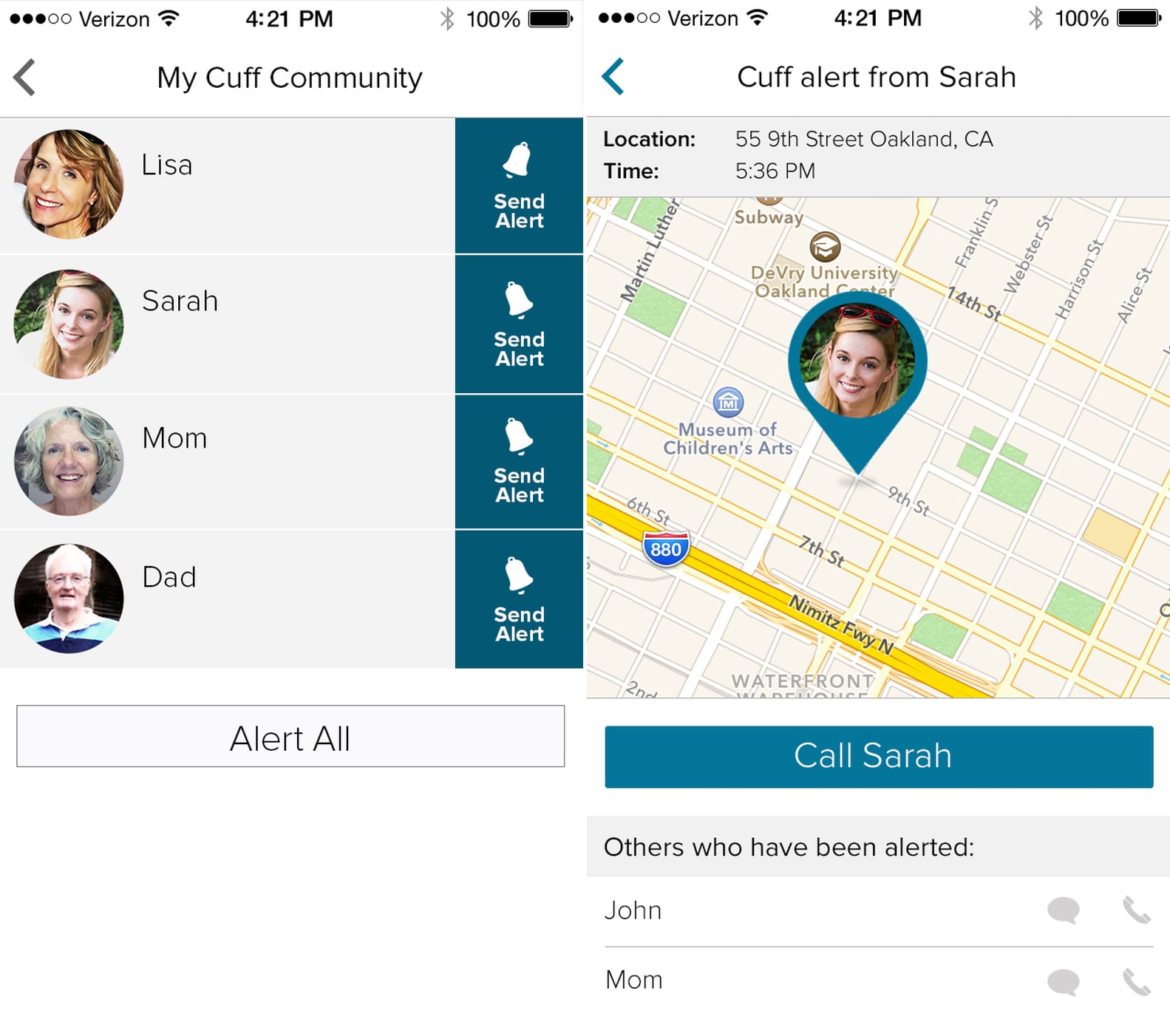 Cuff Security Bracelet | PS Tech