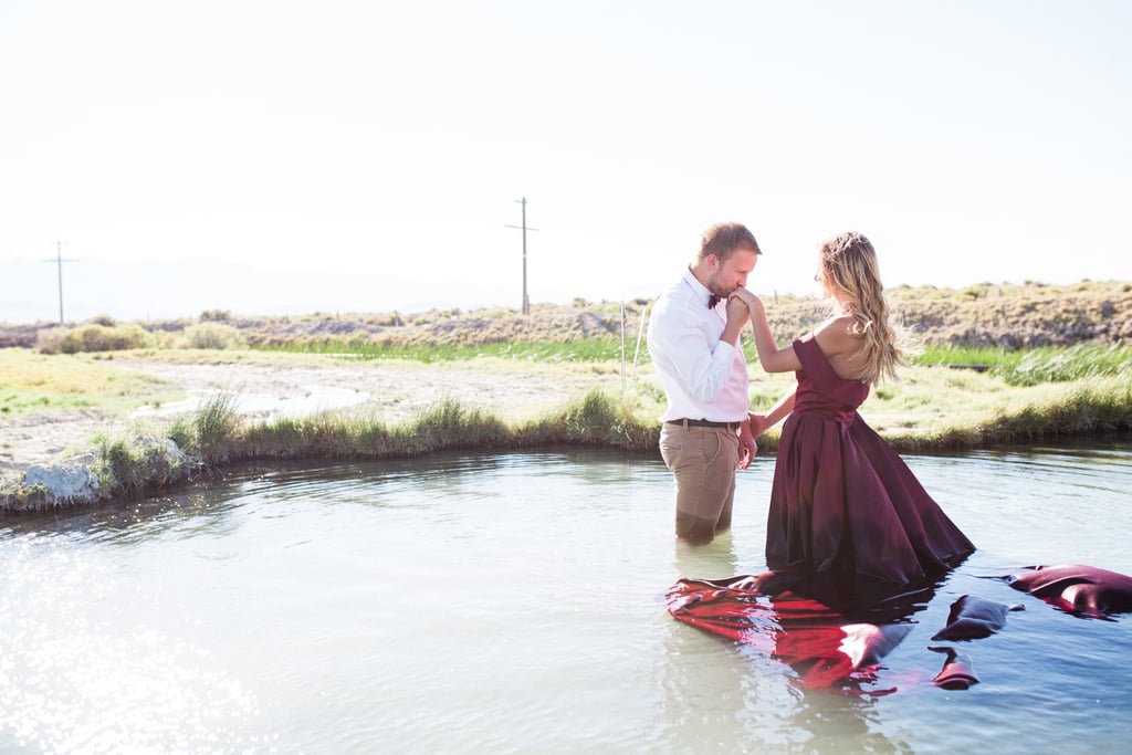 Sexy Desert Engagement Photo Shoot