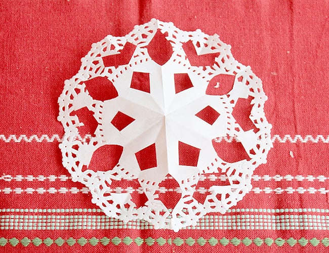 Doily Snowflakes