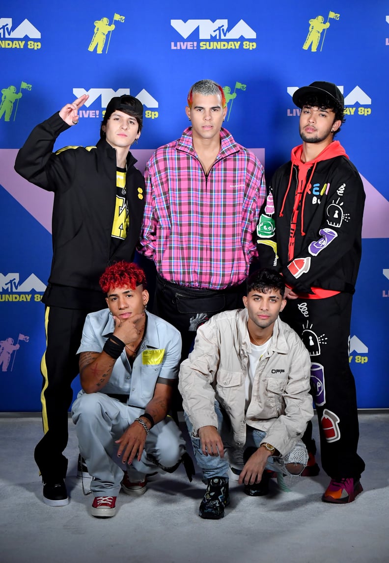 CNCO at the 2020 MTV VMAs