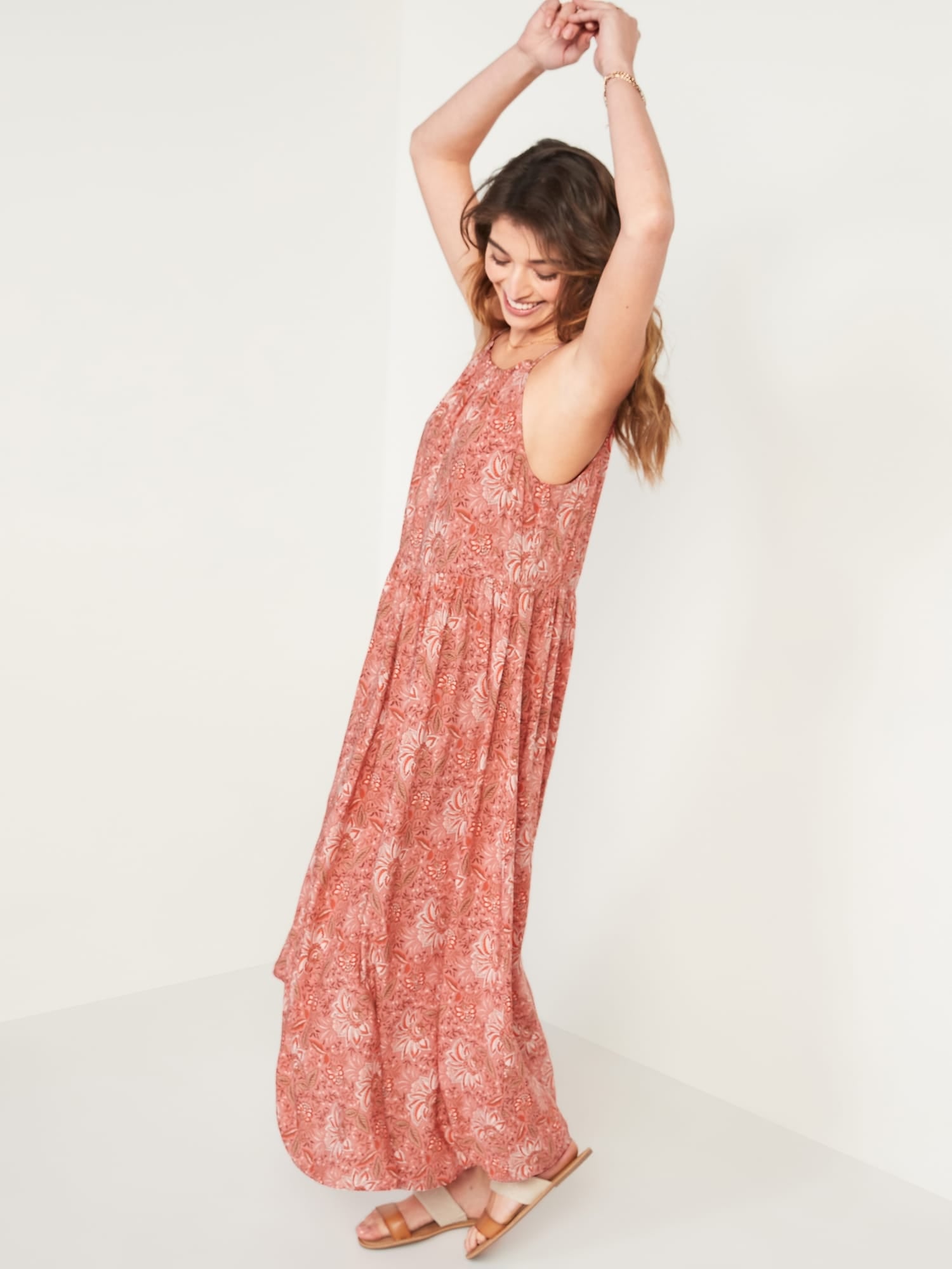 Old navy high new arrivals neck maxi dress