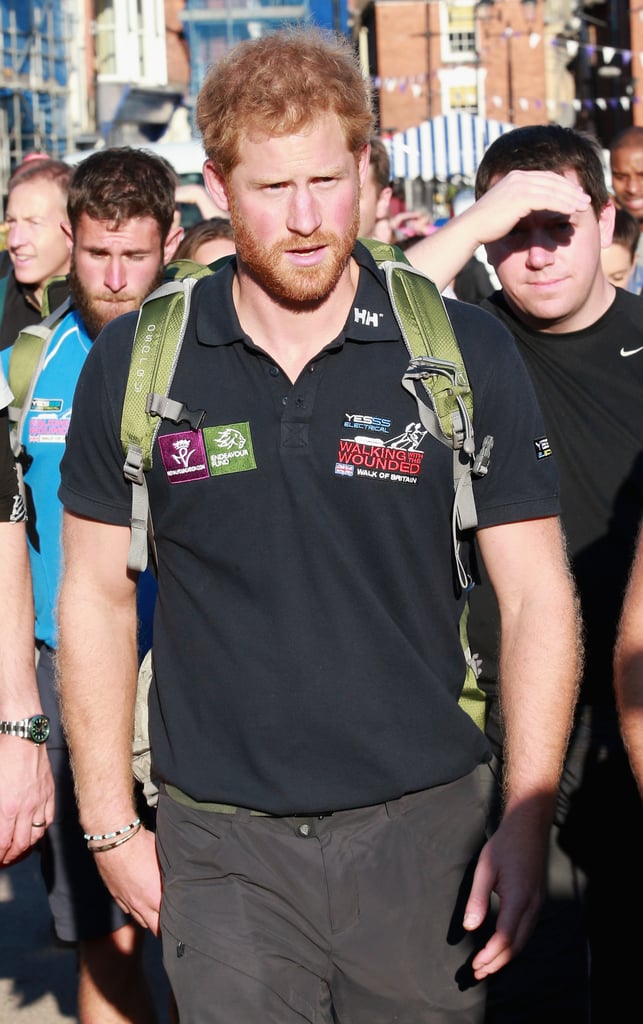Prince Harry Walking the Wounded's Walk of Britain