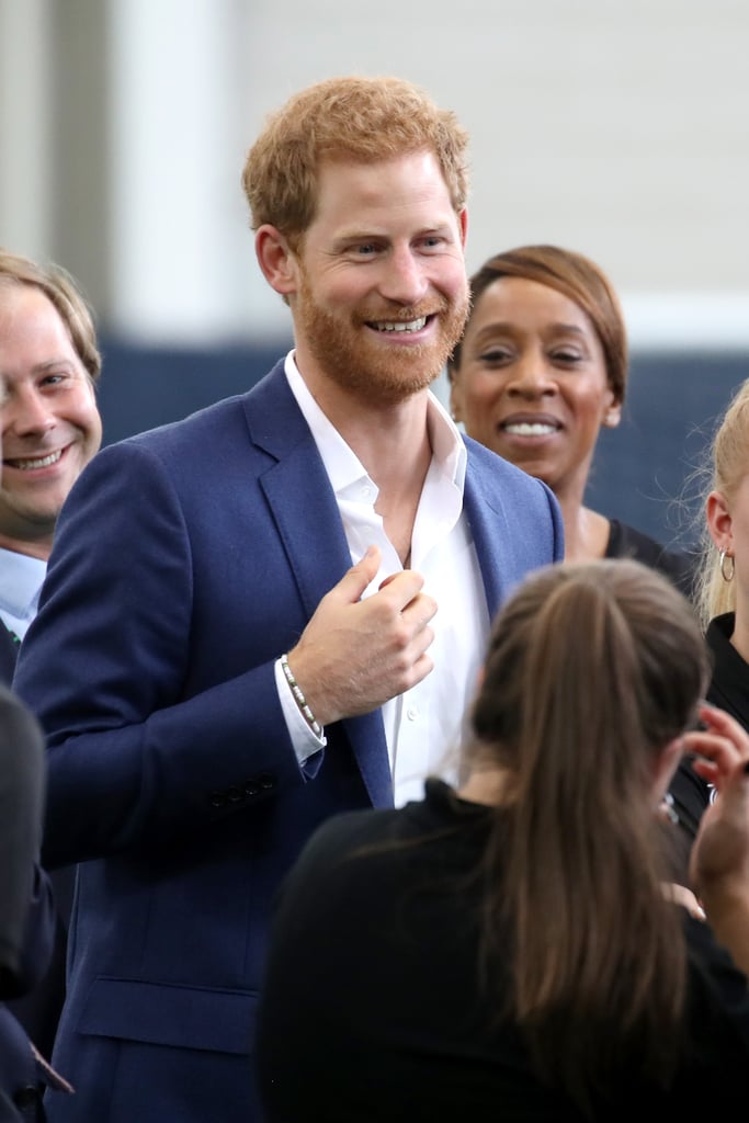 Prince Harry in Manchester, England, September 2017