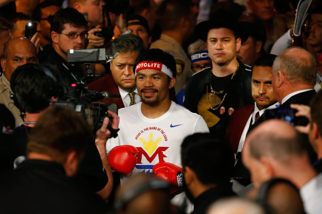 Jimmy Kimmel at Mayweather vs Pacquiao Boxing Match | Photos