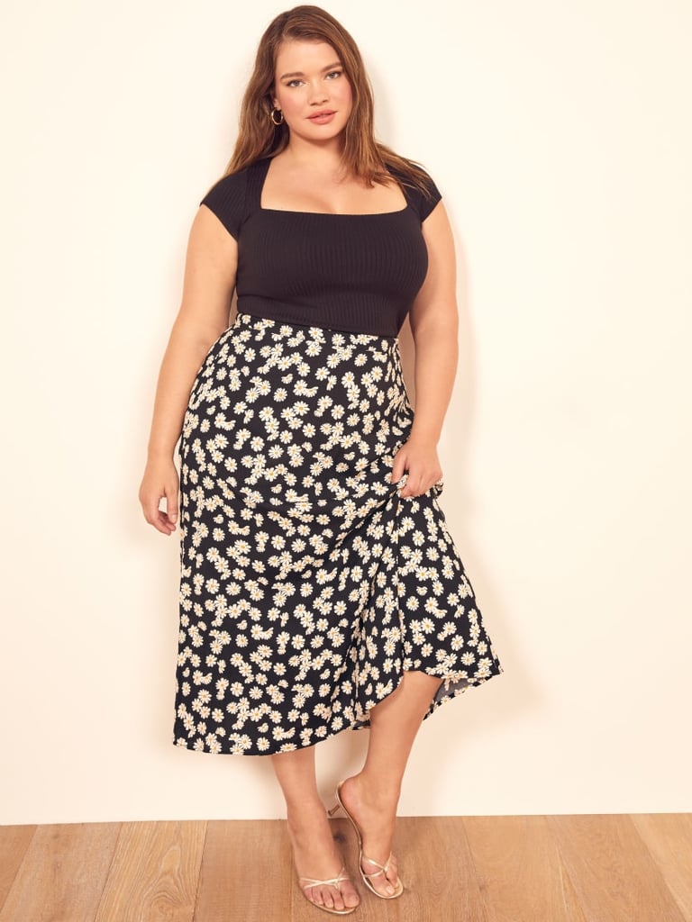 Reformation Bea Skirt | Reformation Plus-Size Clothes 2019 | POPSUGAR ...