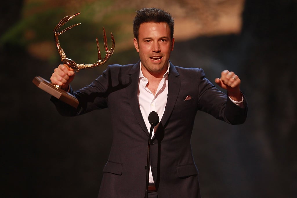 Ben Affleck was excited to win his award in 2013.