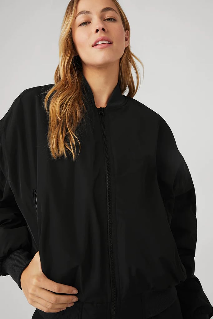 Best Cozy Bomber Jacket: Alo Faux-Fur Urbanite Bomber