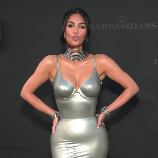Kim Kardashian's Eyelet Catsuit