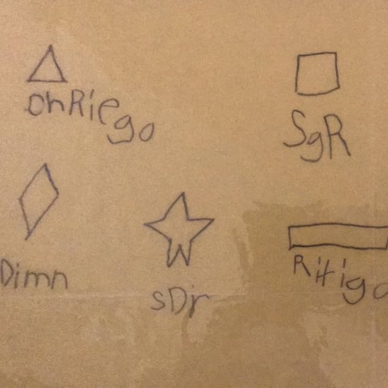 Preschooler's Phonetic Spelling of Shapes