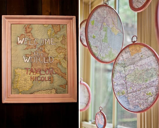 DIY Map Mobiles