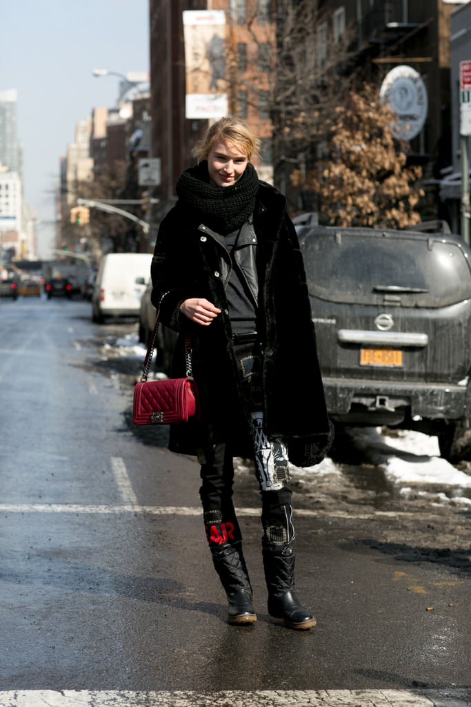 NYFW Day Six | Model Street Style Fashion Week Fall 2015 | POPSUGAR ...