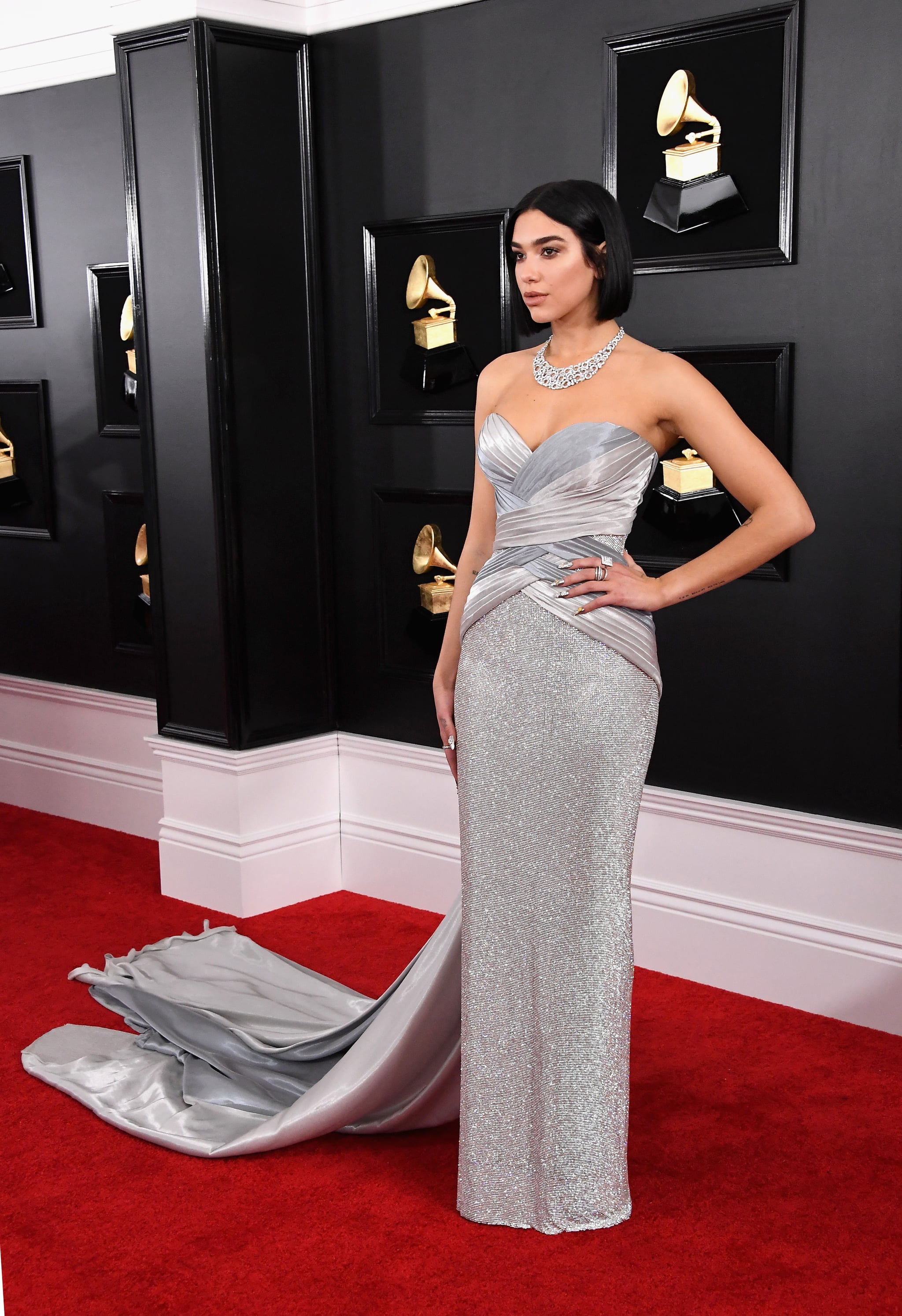 Dua Lipa Dress at Grammy Awards 2019 POPSUGAR Fashion UK