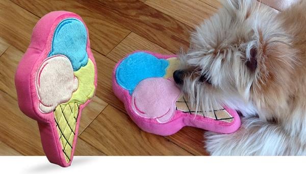 ice cream dog toy