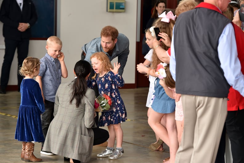 When Meghan Shared a Silly Moment With This Little Girl