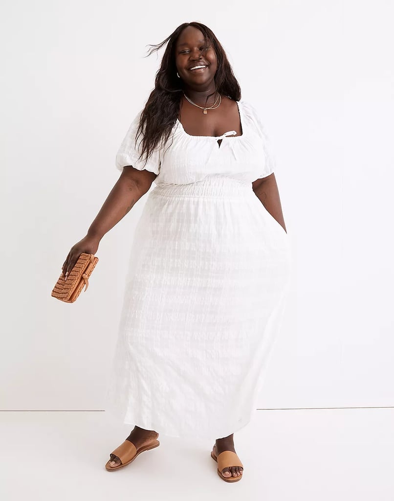 Coastal-Grandmother Outfit Ideas: Madewell Sophia Midi Dress