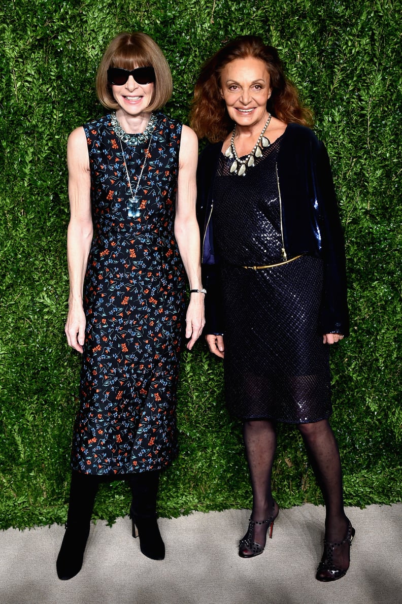 Anna Wintour and Diane von Furstenberg