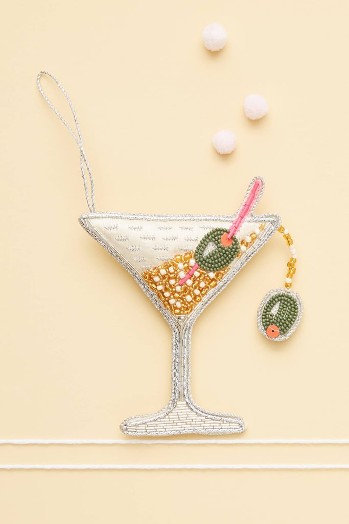 Beaded Martini Ornament