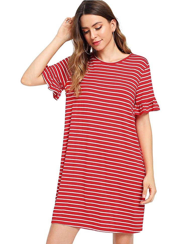 Floerns Striped T-Shirt Dress | Amazon Prime Day 2019 T-Shirt Dress ...