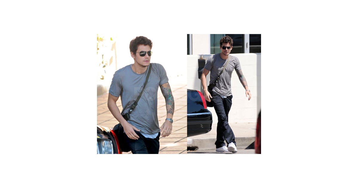 John Mayer Has A Dad Day Afternoon | Popsugar Celebrity