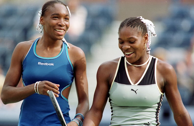 Venus and Serena Williams at the US Open in 1999