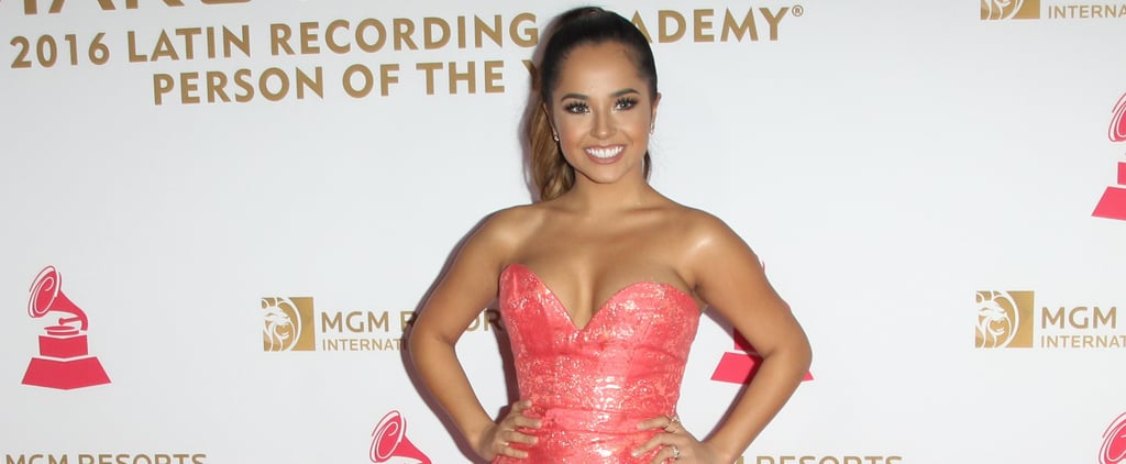 Becky G Impersonating Selena Quintanilla as a Little Girl