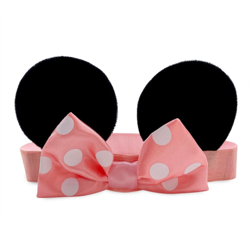 Minnie Mouse Baby Ear Headband With Bow