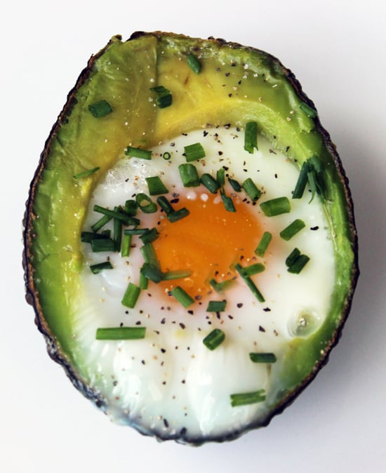 Paleo Breakfast Recipe Eggs Baked In Avacado Popsugar Fitness Australia