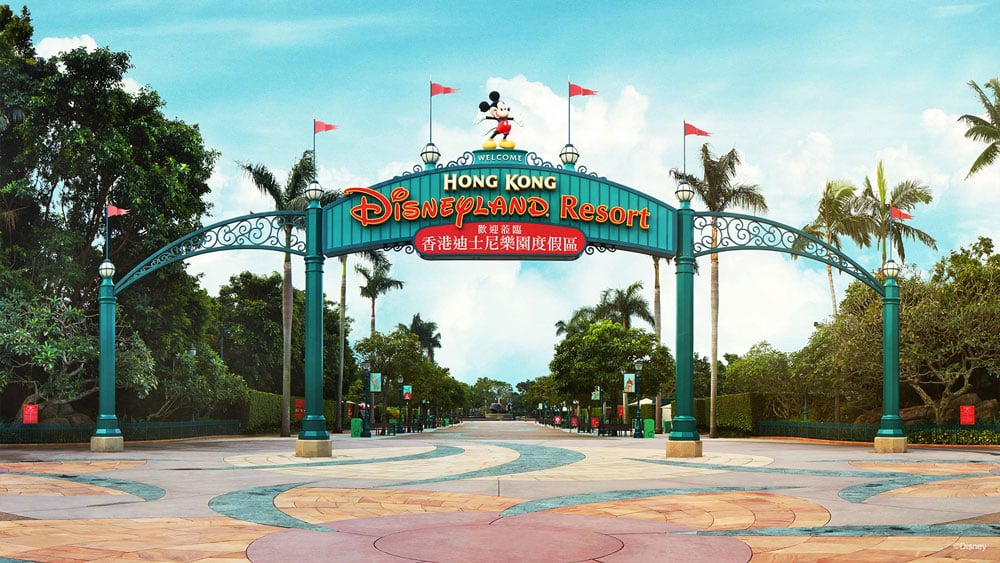 Hong Kong Disneyland Resort Zoom Background