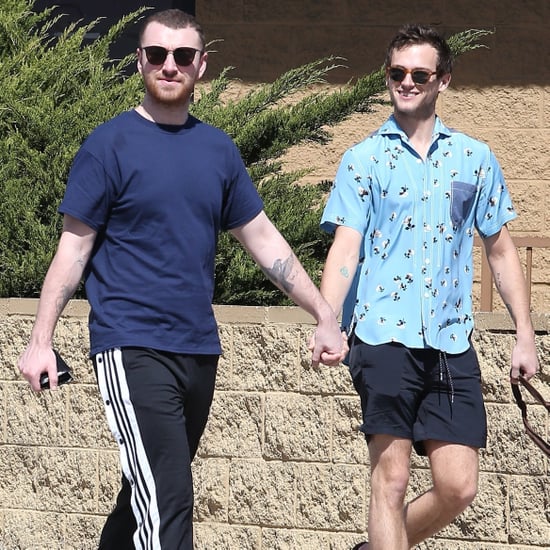 Sam Smith and Brandon Flynn Holding Hands in LA March 2018