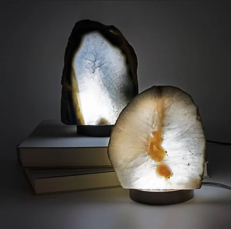 Wild Sage LED Agate Crystal Gemstone Table Lamp