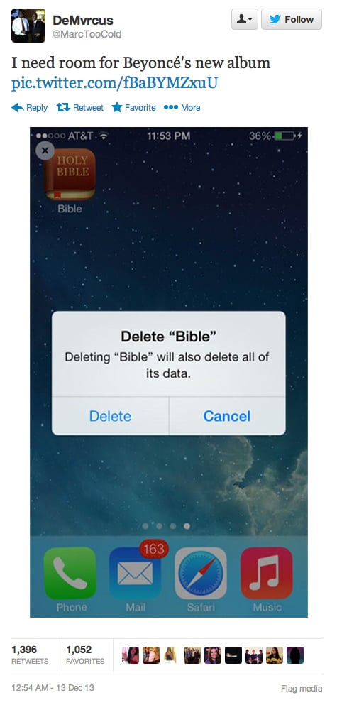 You deleted whatever you had to from your phone to make room for it.