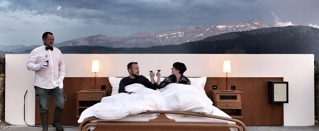 Open-Air Hotel Room in Switzerland