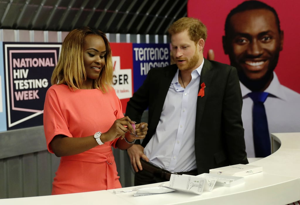 Prince Harry Visiting the Terrence Higgins Trust Nov. 2017